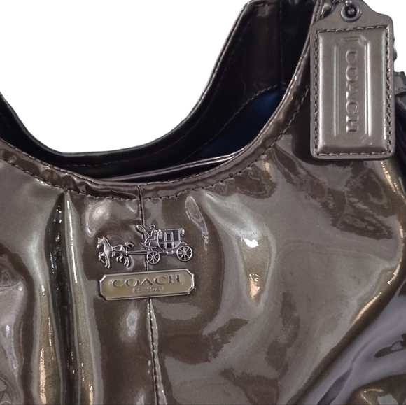 Authentic Coach vervis leather shoulder bag - Picture 2 of 8